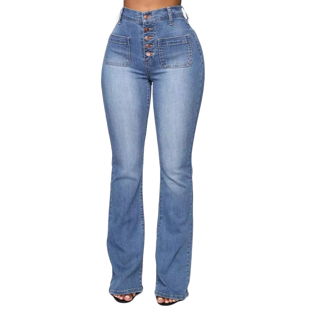 Women's Stretchy Bootcut High-Waist Skinny Jeans | Perfect for Casual Days