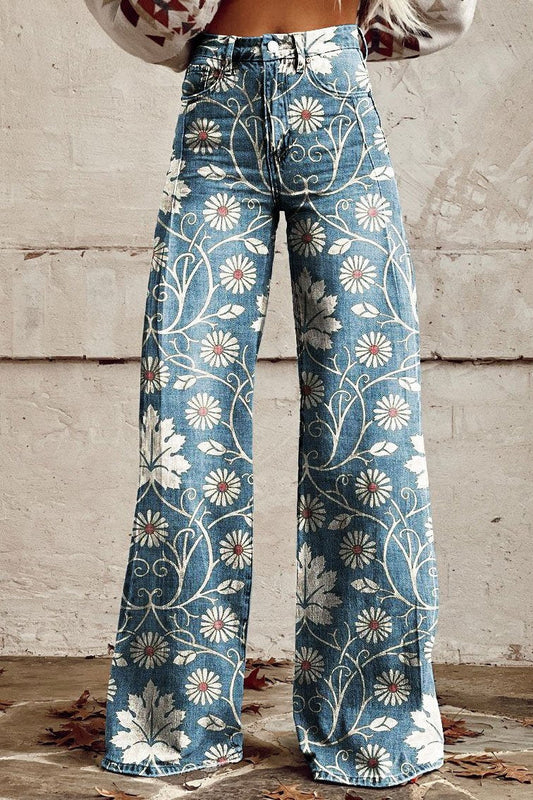 Maisie- Vintage-Inspired Boho Jeans for Women