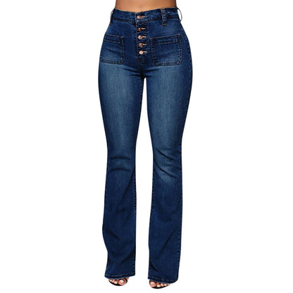 Women's Stretchy Bootcut High-Waist Skinny Jeans | Perfect for Casual Days