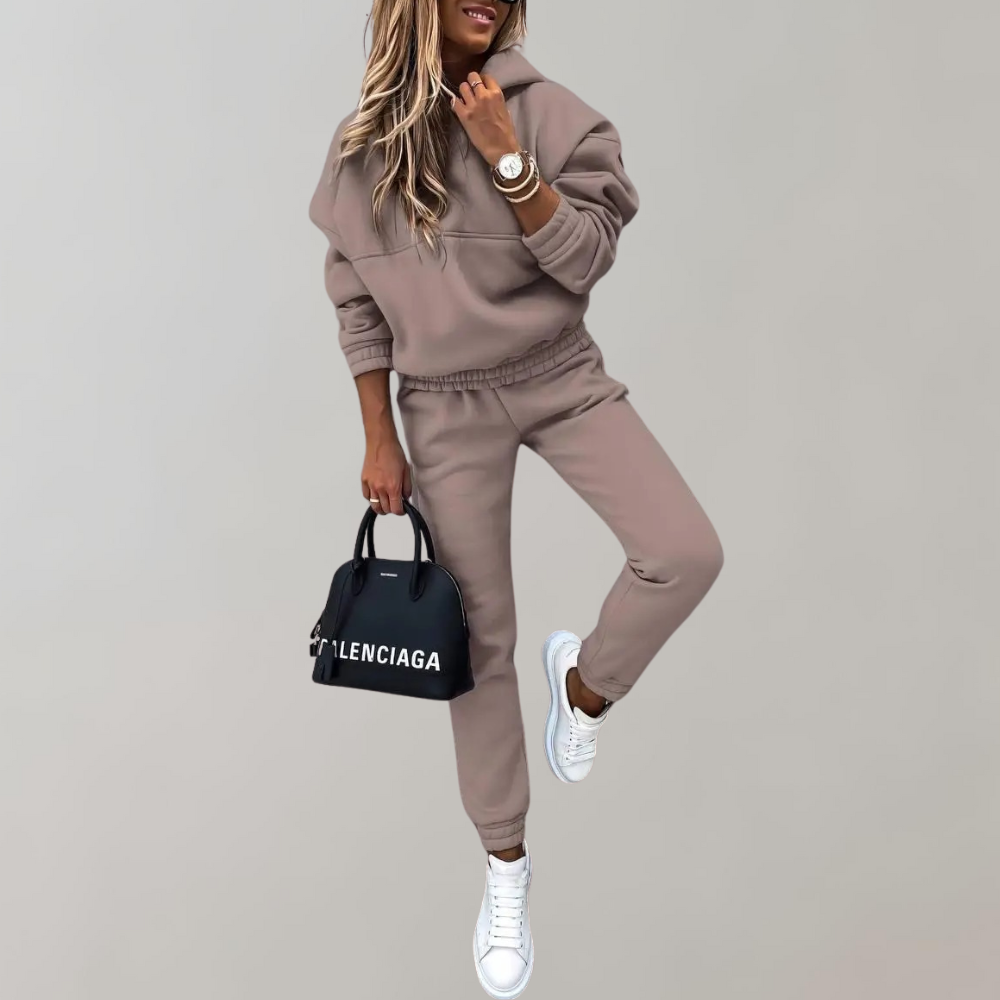 Rosalie - Comfortable Retro-Inspired Cotton Tracksuit for Women