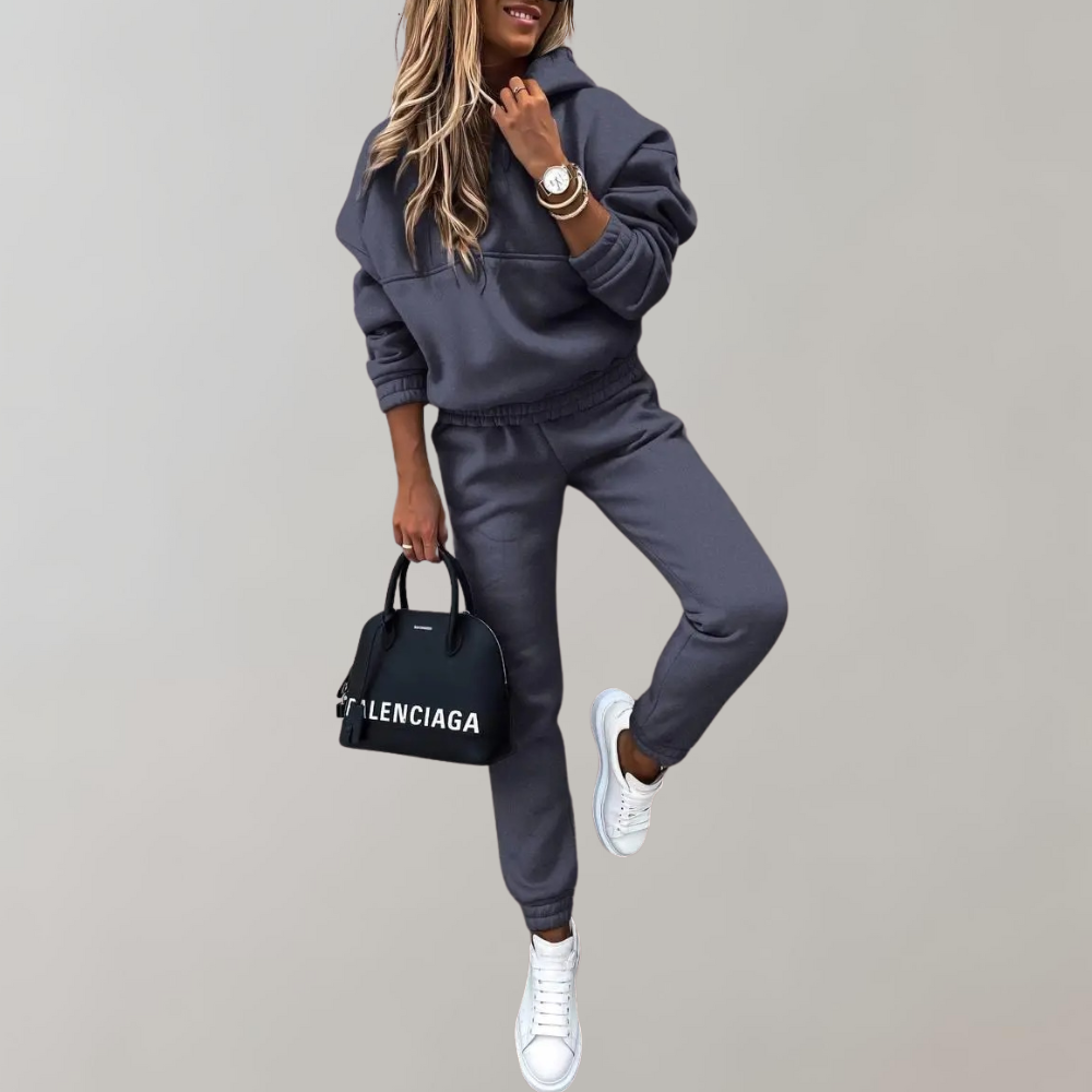 Rosalie - Comfortable Retro-Inspired Cotton Tracksuit for Women