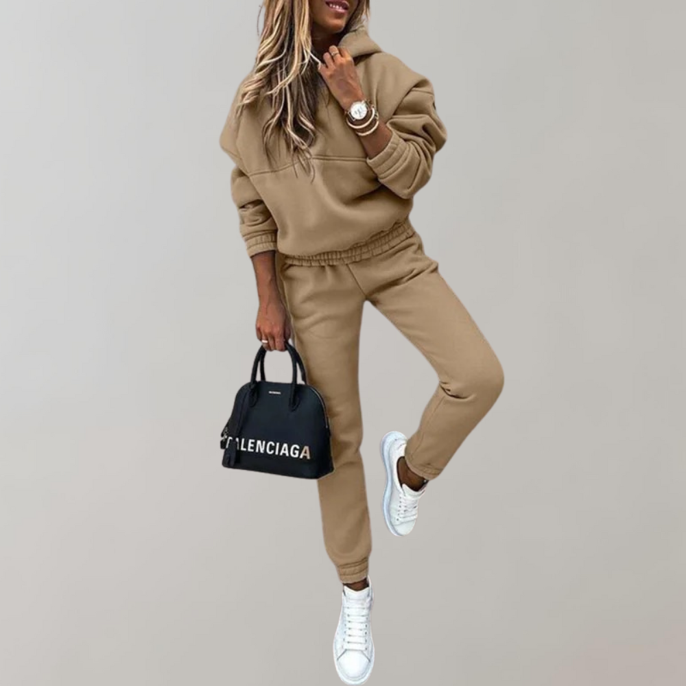 Rosalie - Comfortable Retro-Inspired Cotton Tracksuit for Women