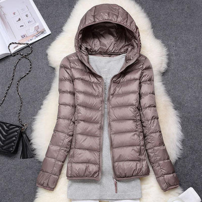 Edna - Cozy Lightweight Jacket with Hood for Women