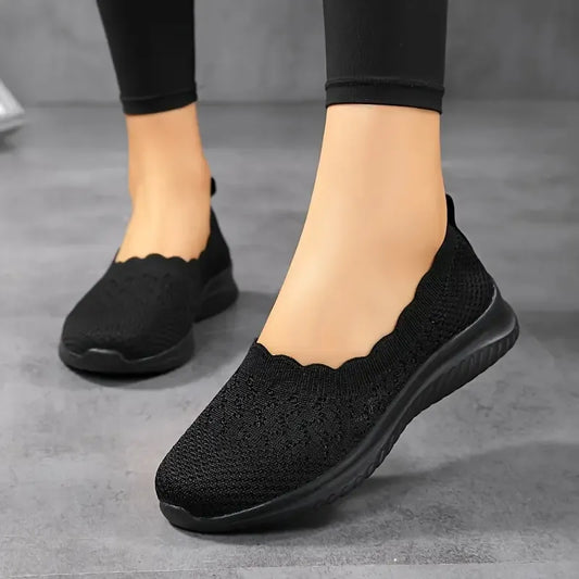 Laurie - Breathable Knit Slip-On Shoes for Women