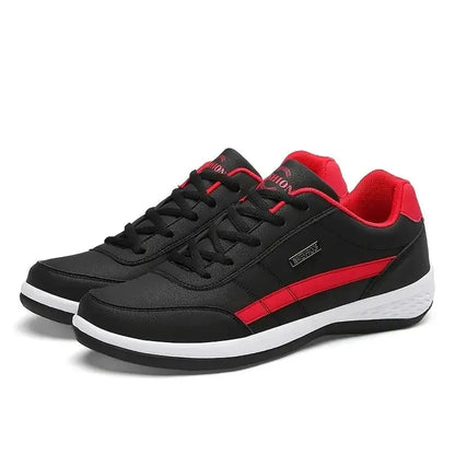 Vincent - Men's Leather Sneakers with Supportive Design