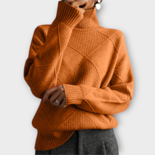 Eleanor - Turtleneck Sweater for Women