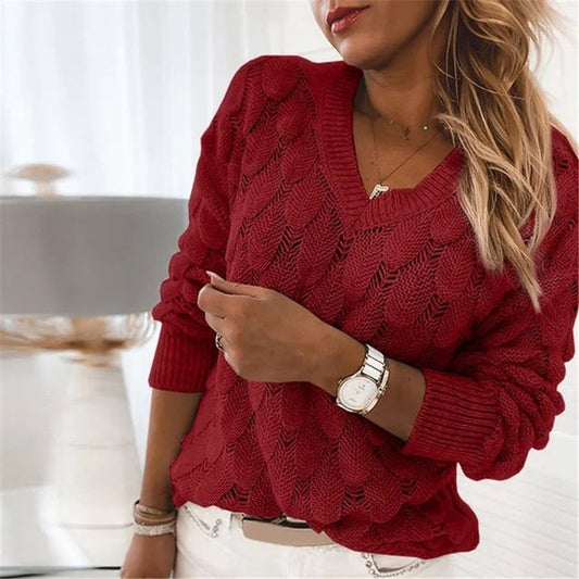 Amelia - V- Neck Sweater For Women