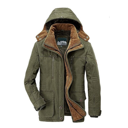 Daniel - Insulated Men's Winter Jacket with Fur Lining