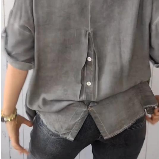 Lovely - Casual and Comfy V-Neck Shirt for Women